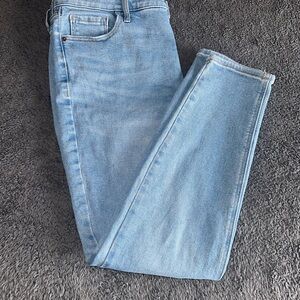 Old Navy Light Blue Super Skinny Jeans High-rise